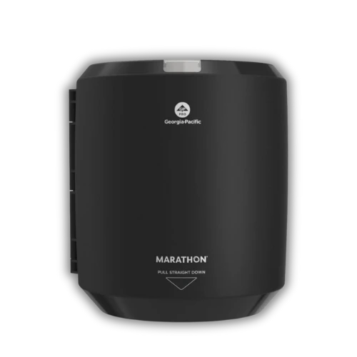 Dispensador Negro Para Toallas De Rollo