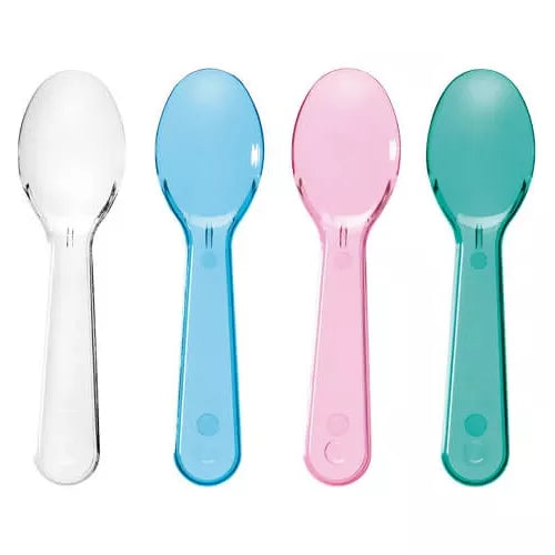 Vaso Shot Acrilico Murano 1,5 Oz SET (50 Und + 50 Cucharitas)