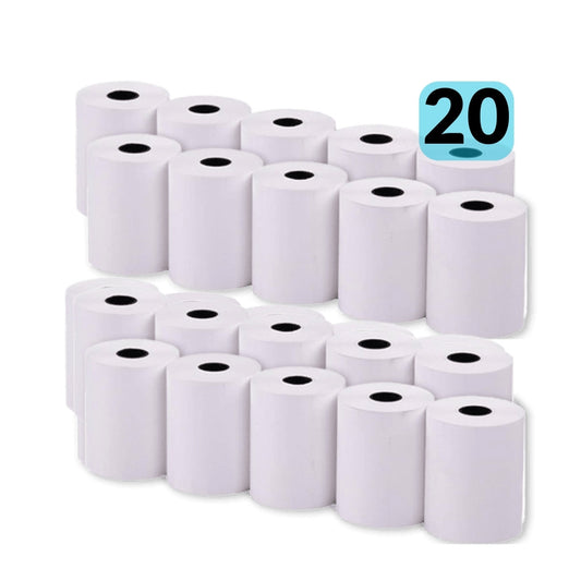 Rollo Papel Térmico 57x40 Punto de Venta Pack De 20 unds