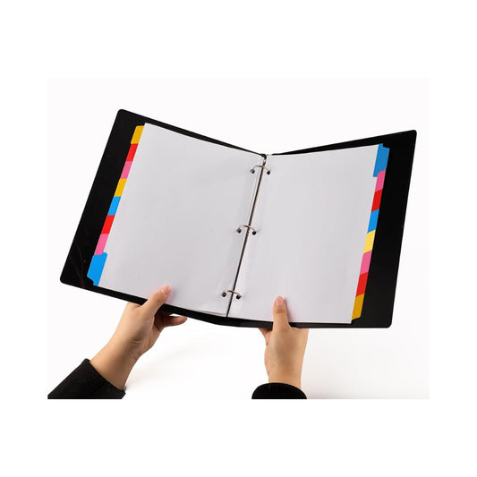 Separadores de Cartulina Colores/Blanco Juego 8 unids Pack x 3