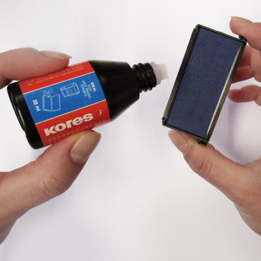 Tinta para almohadilla de sellos ofiart -Kores estampar