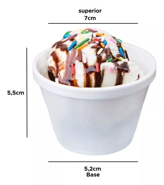 Vasos Tina Espumados Darnel 4oz X 40 Unidades