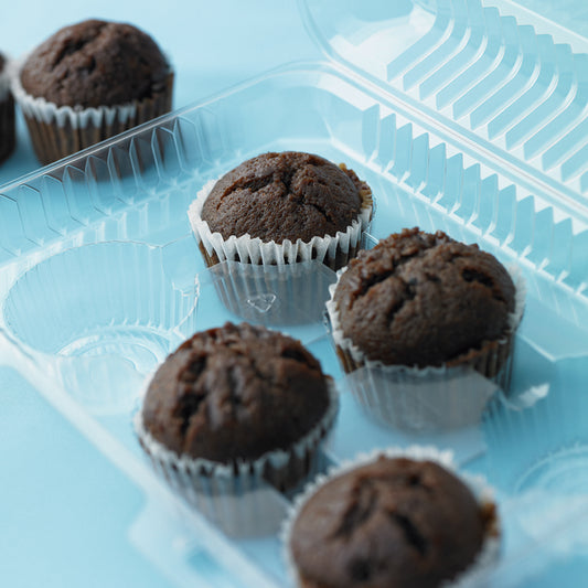 Envase Contenedor 6 Porciones Cupcake Darnel pack x 16 unds