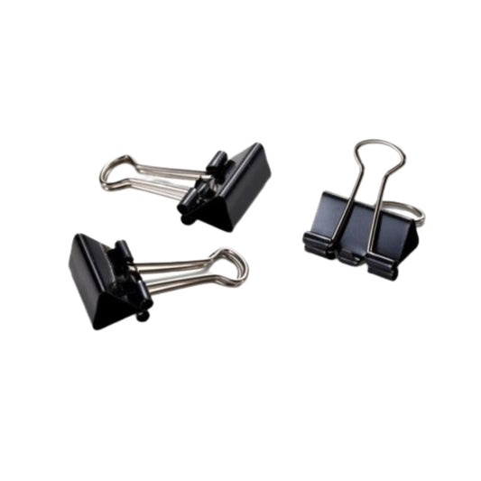 Ganchos Clip Mordaza Binder 1" 25mm caja x 12 unid