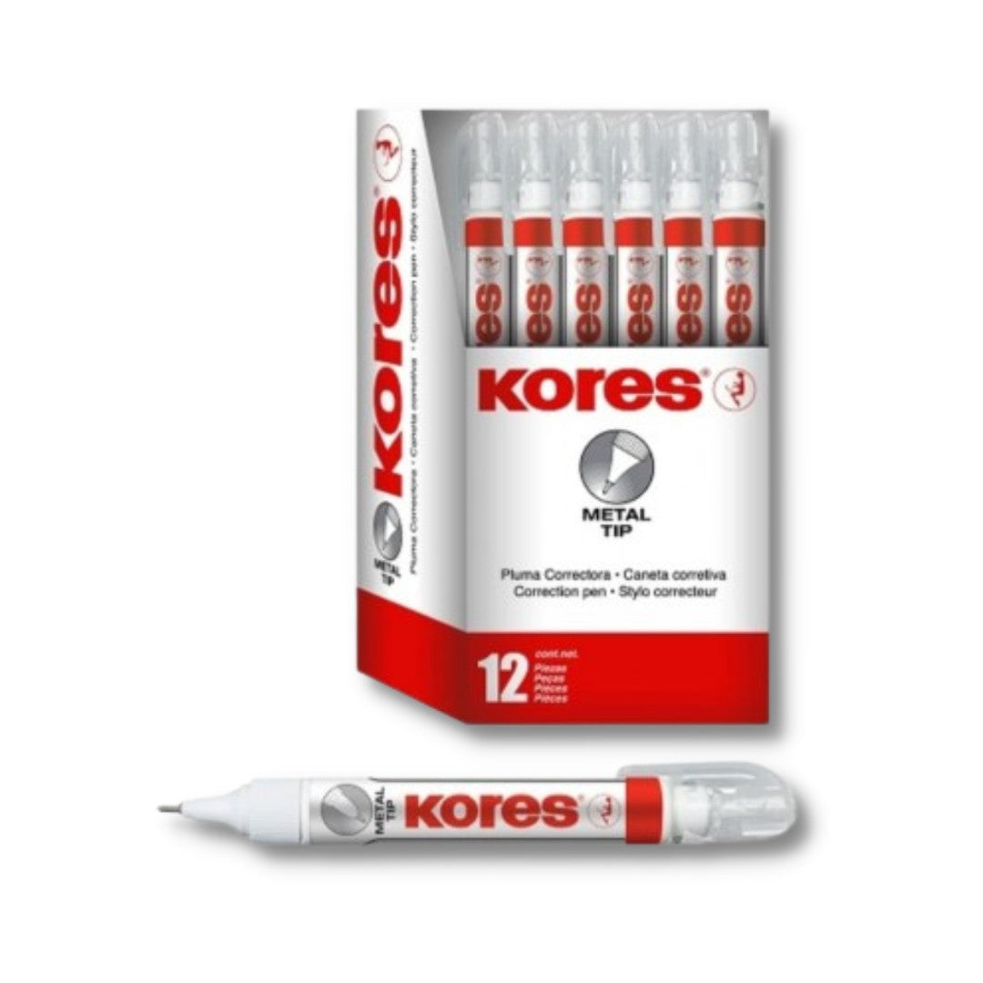 Corrector Kores Liquido Tipo Lapiz Pack x 6 Unids