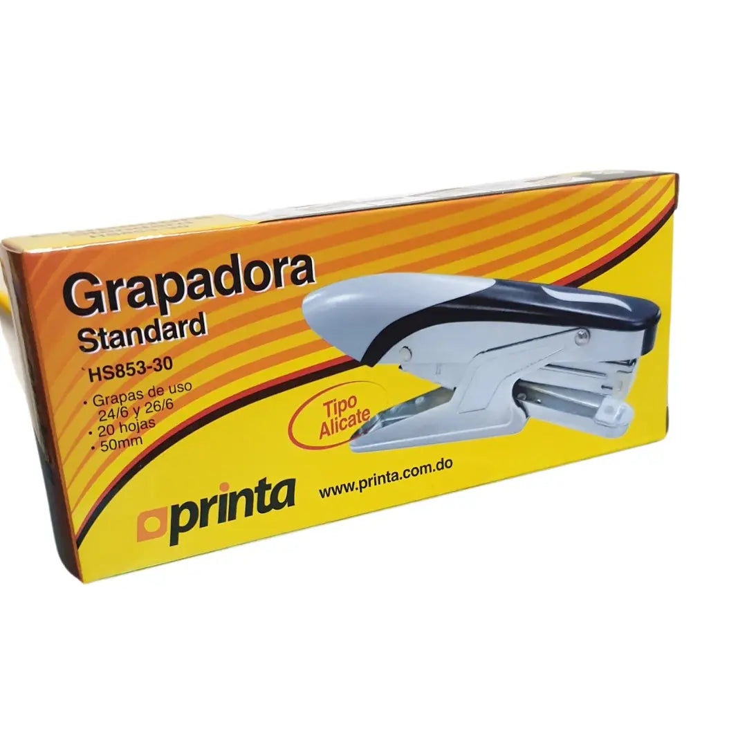 Engrapadora Oficina Tipo Alicate Printa Standard Lisa HS853 20H
