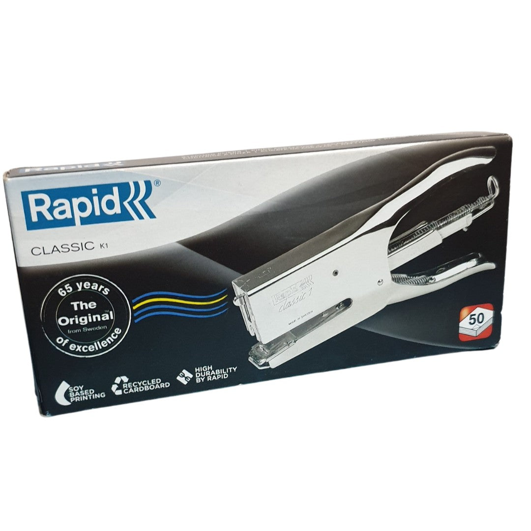 Engrapadora Oficina Tipo Alicate Rapid Clasic K-41 Ondulada