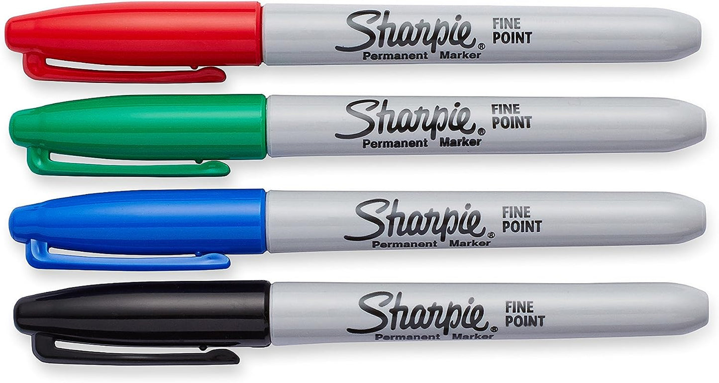 Marcadores Sharpie Punta Fina Permanente X 12 Unidades