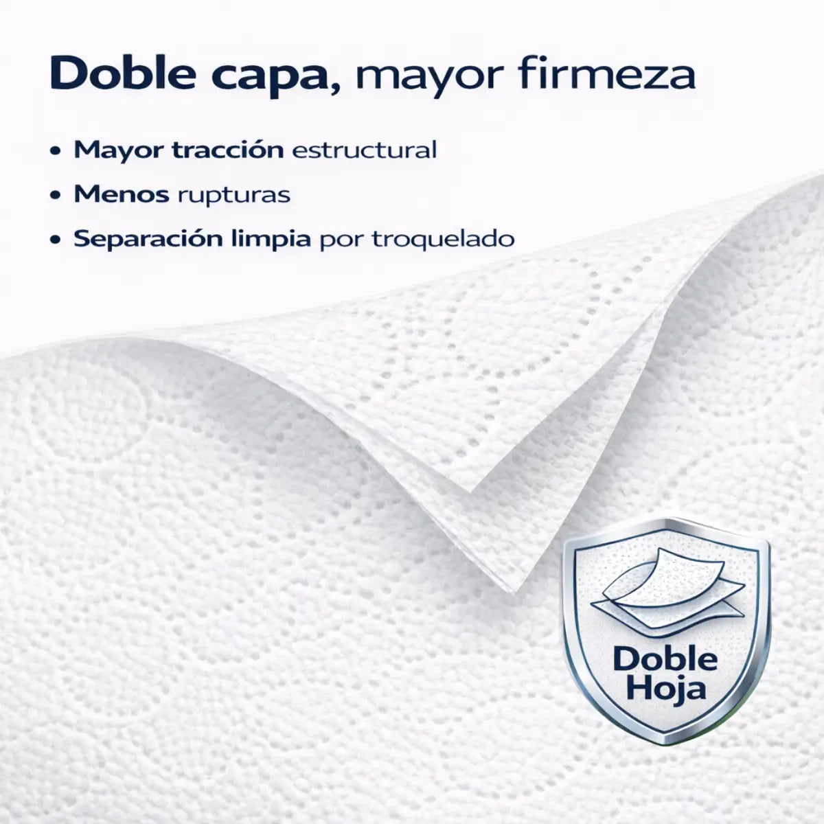 Detalle de suavidad Papel Higiénico Maple 215 hojas en propacaaos.com