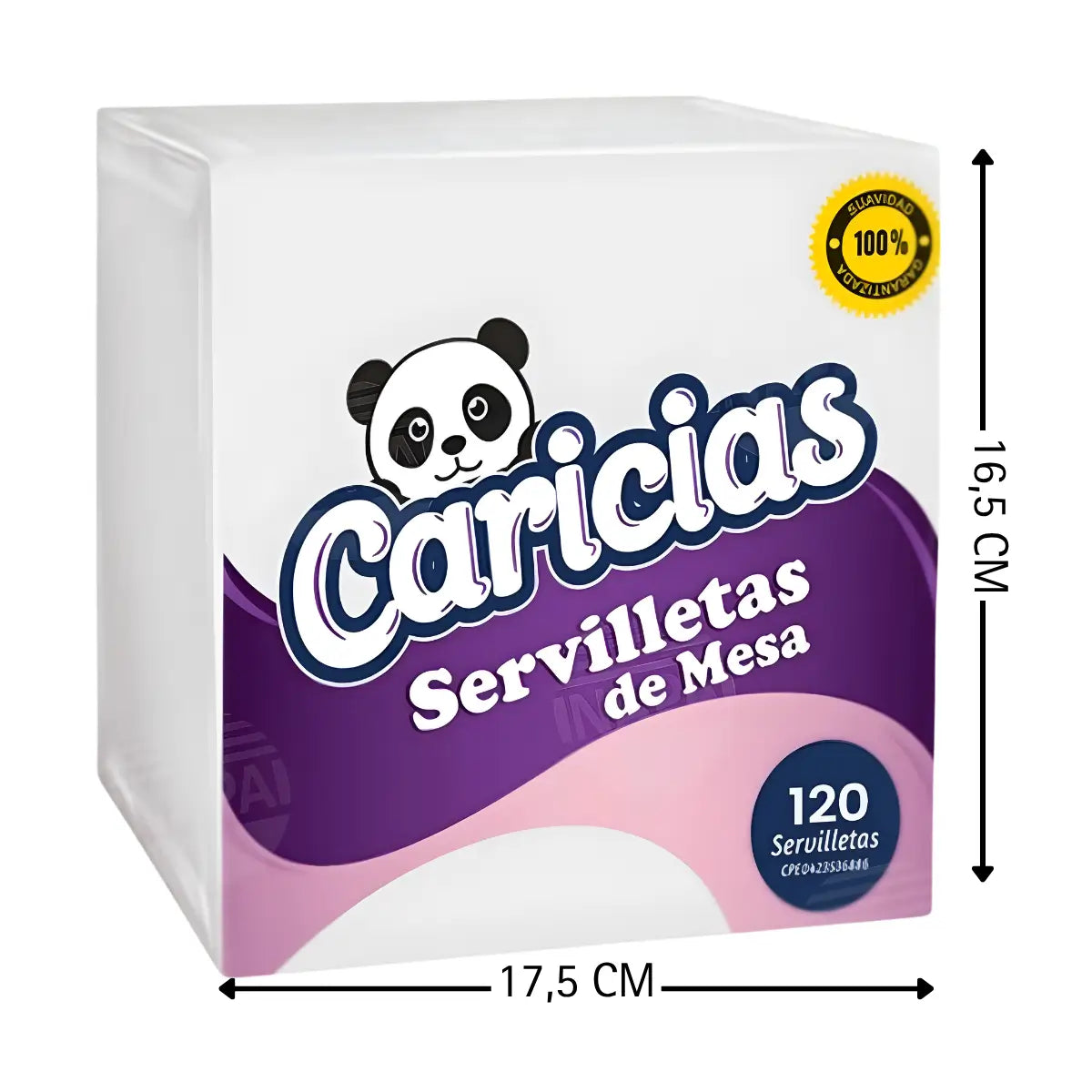 Servilletas Caricias Pack De 12X120 (1440 Unds) para Negocios y Hogar