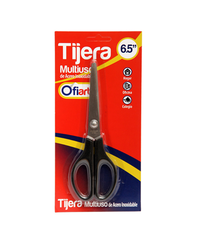 Tijera Scissors de oficina Multiuso 6.5 Pulgadas