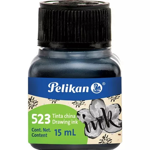 Tinta China Pelikan 15ML Negra