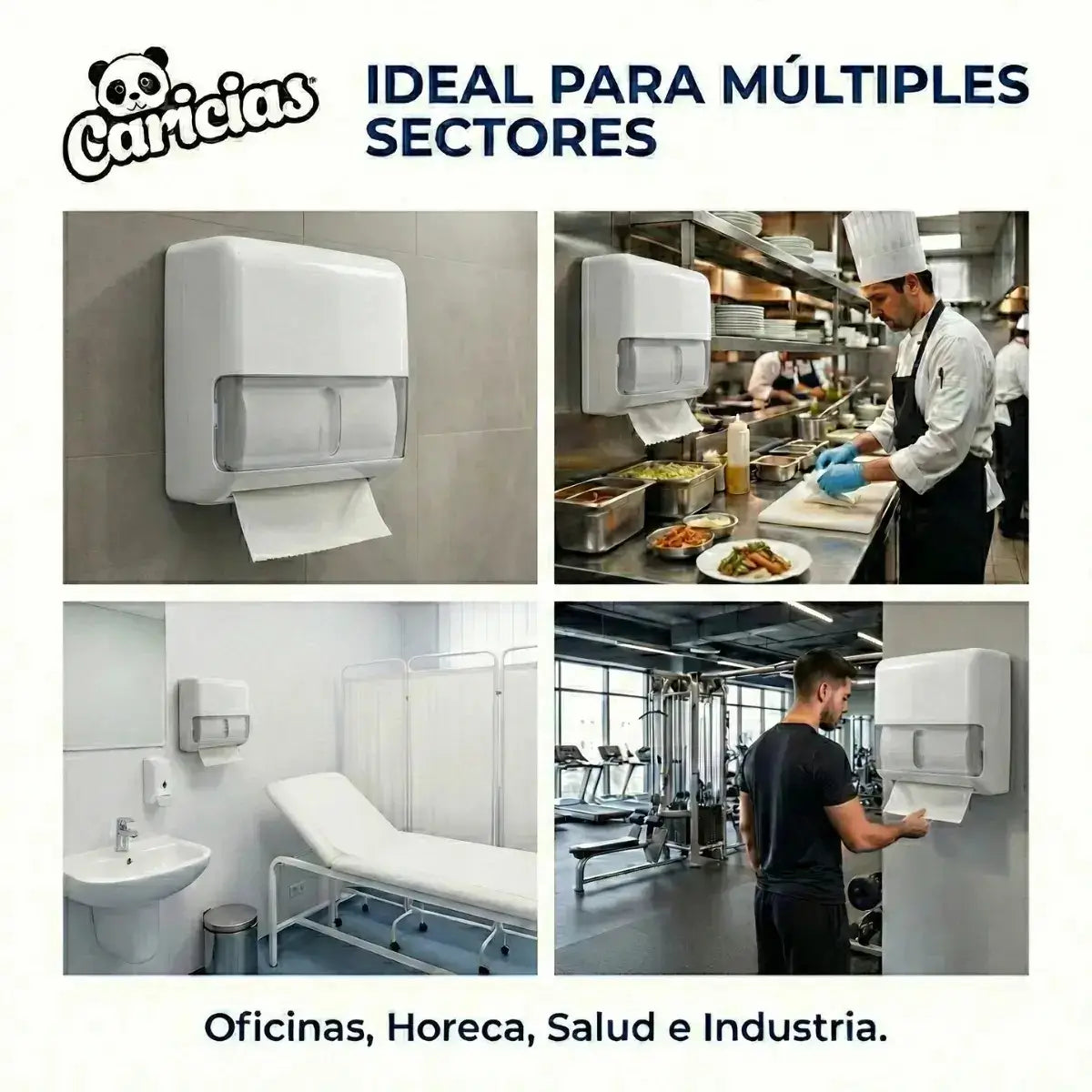 Toallas Intercaladas Caricias Tipo Poly Bulto X 12 Paquetesx160 Hojas en Merida en propacaaos.com