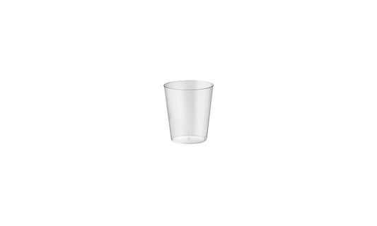 Vaso Shot Acrilico Murano 1,5 Oz SET (50 Und + 50 Cucharitas)